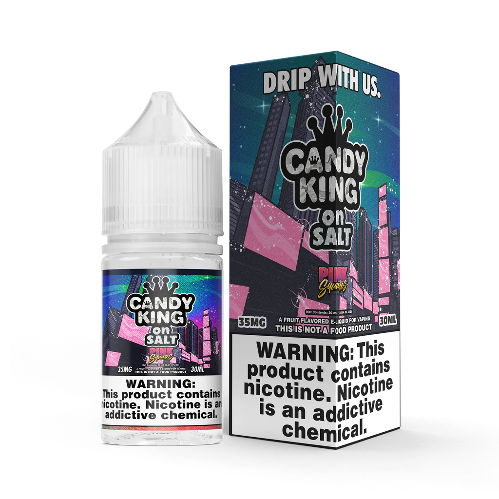 Candy King On Salt Vape Juice Pink Squares 30ml