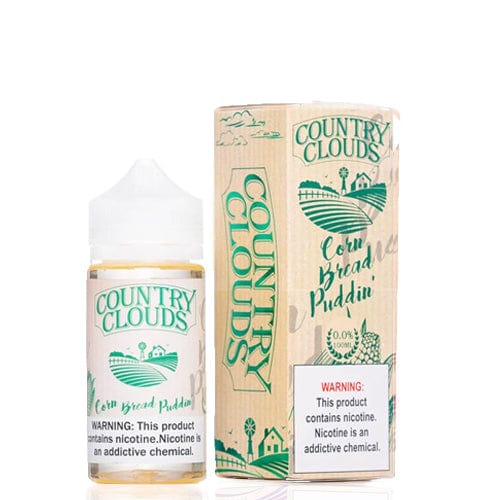 Country Clouds Corn Bread Puddin 100ml Juice (Sale)