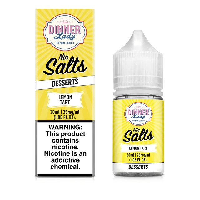 Dinner Lady Vape Juice Lemon Tart 30ml (Sale)