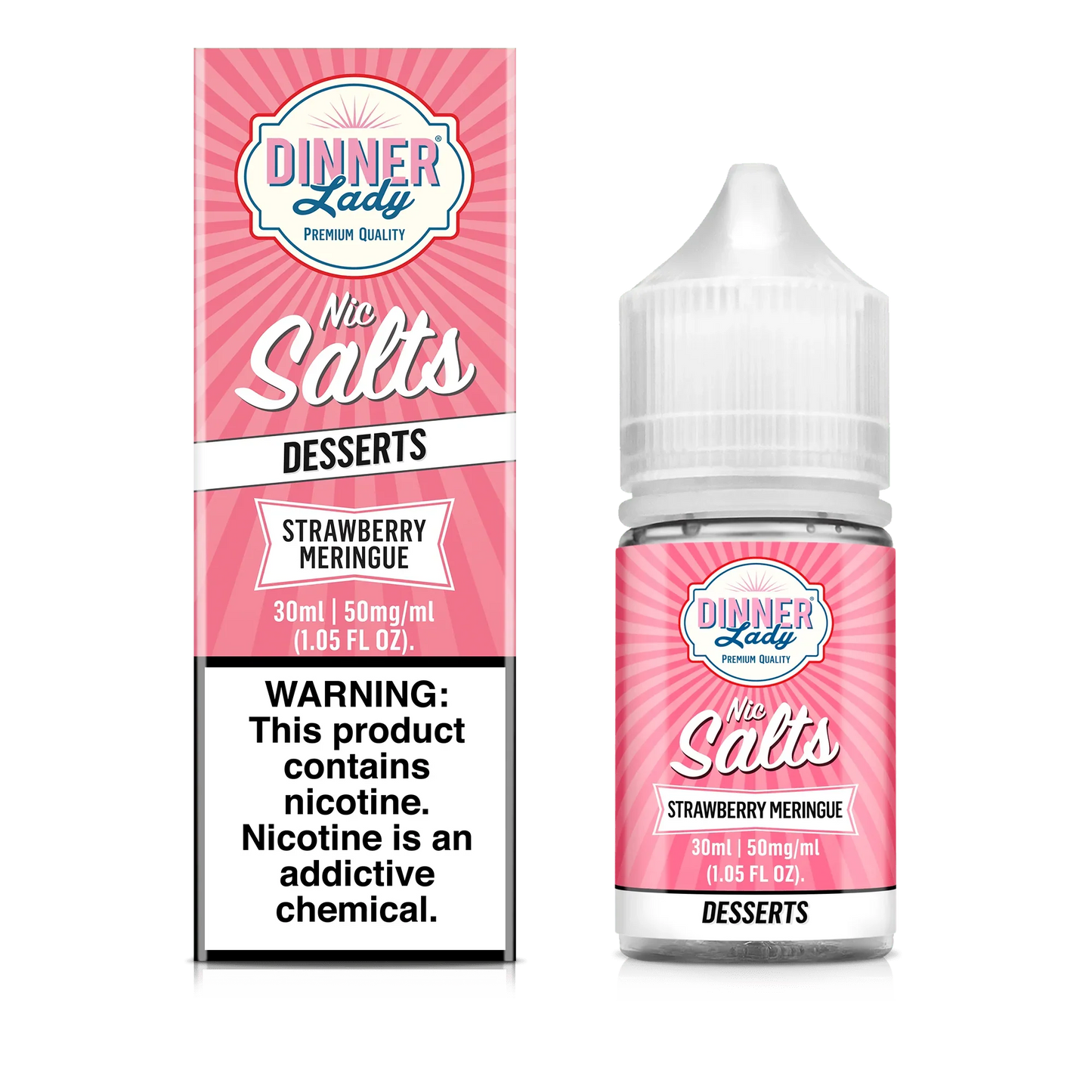 Dinner Lady Salts Strawberry Meringue 30ml