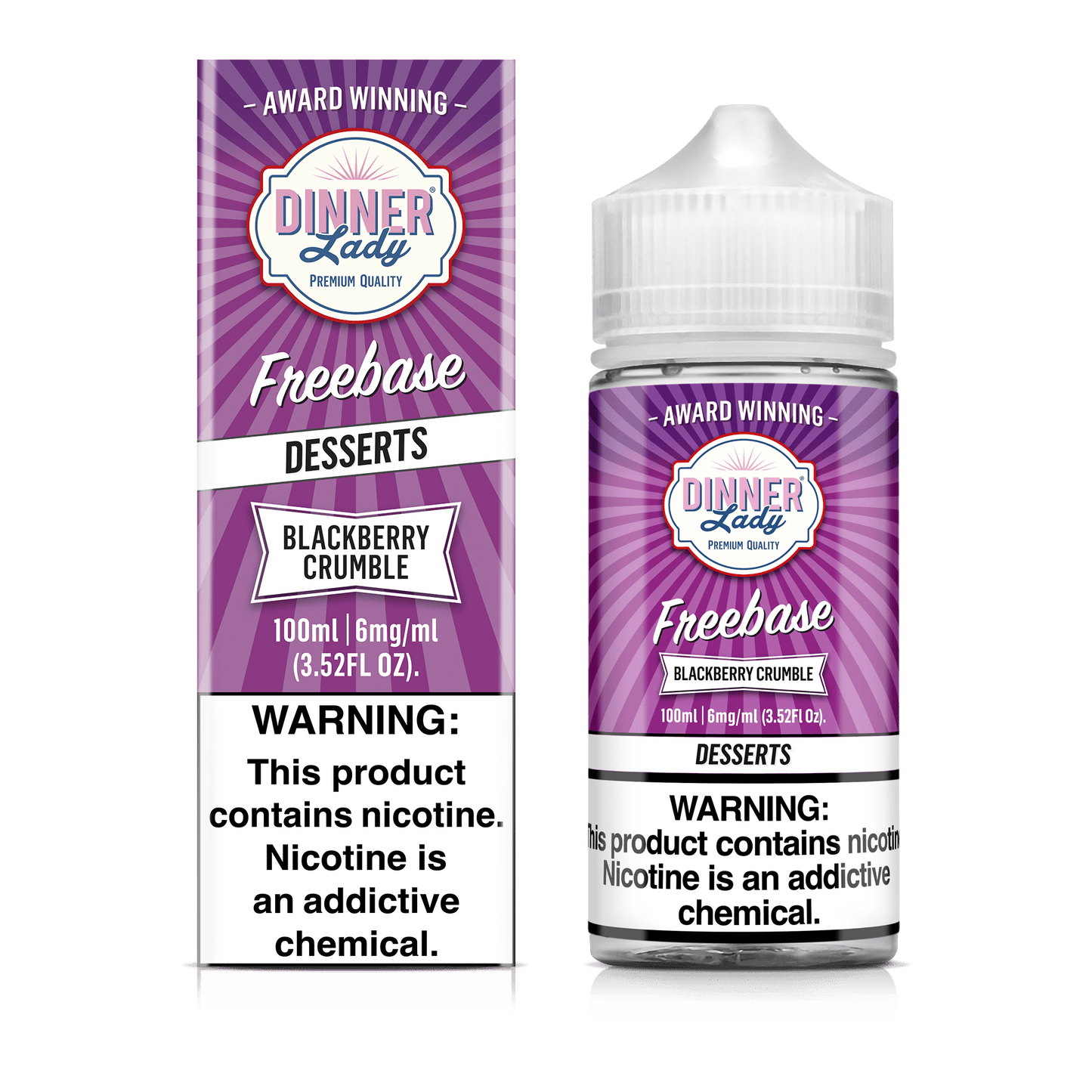 Dinner Lady Juice 6MG Dinner Lady Blackberry Crumble 100ml