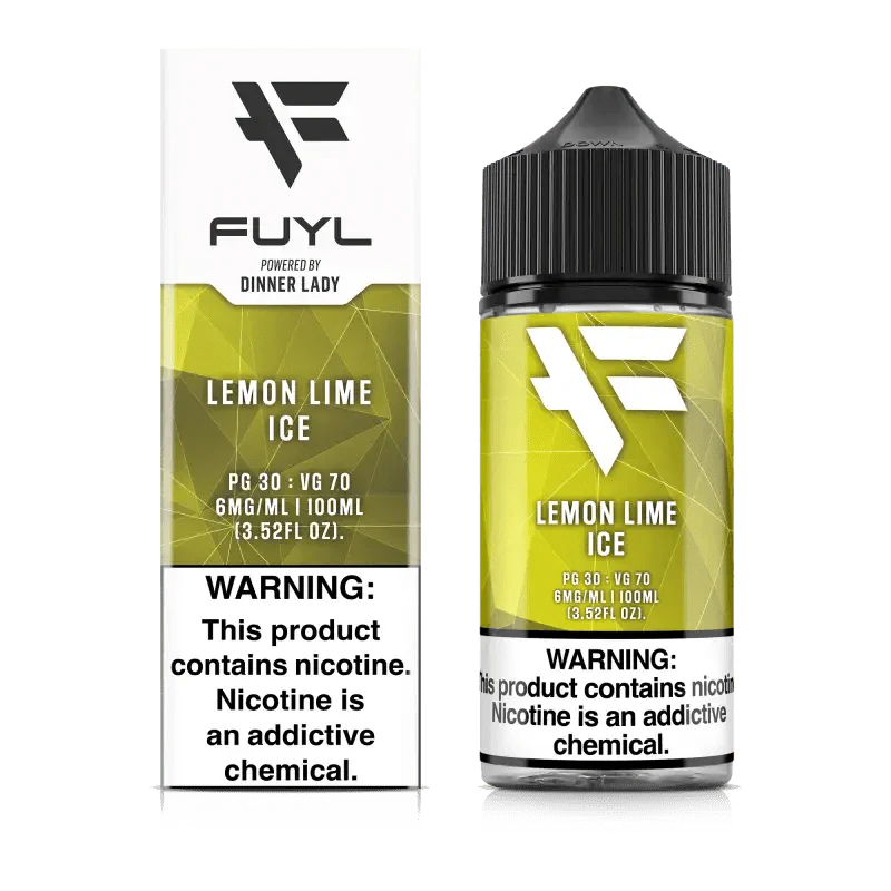 Dinner Lady Juice 6mg Dinner Lady FUYL Lemon Lime Ice 100ml