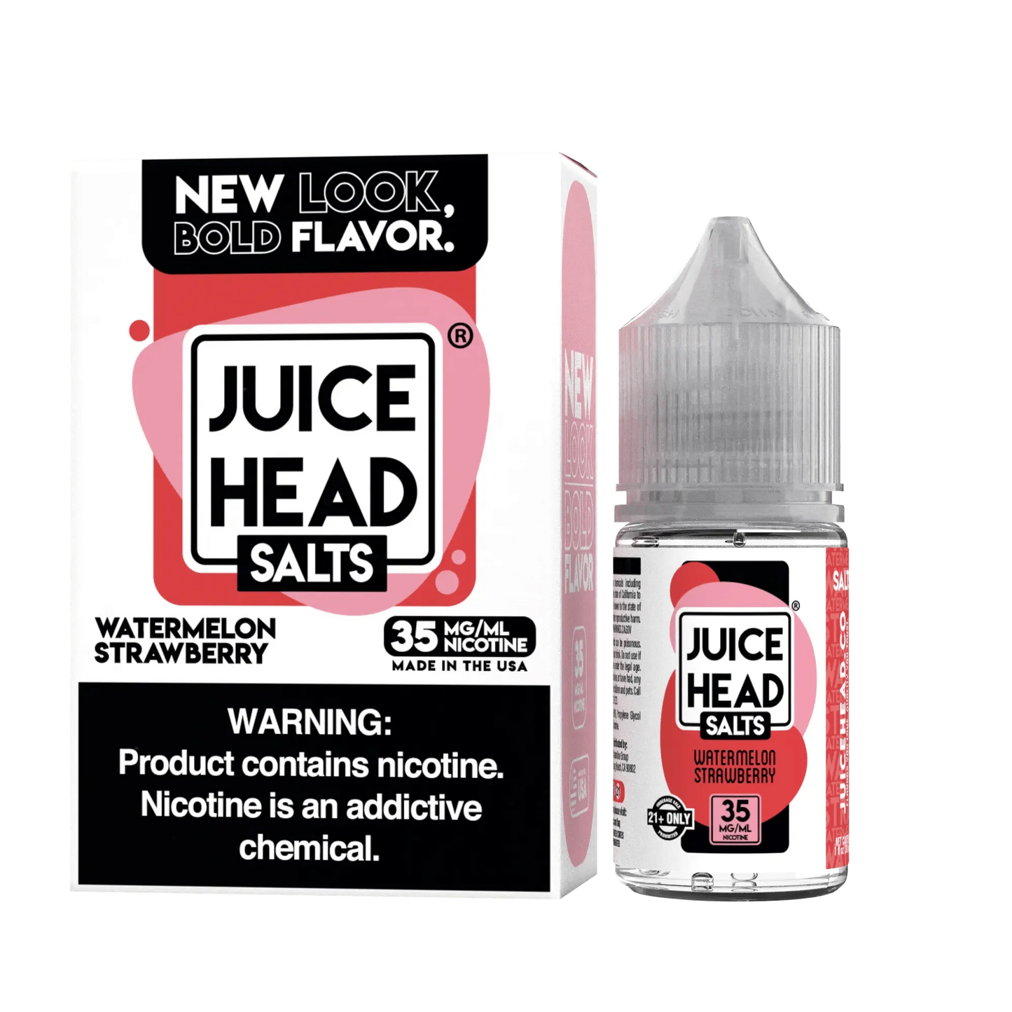 Juice Head Juice Juice Head Synthetic Watermelon Strawberry 30ml Nic Salt Vape Juice