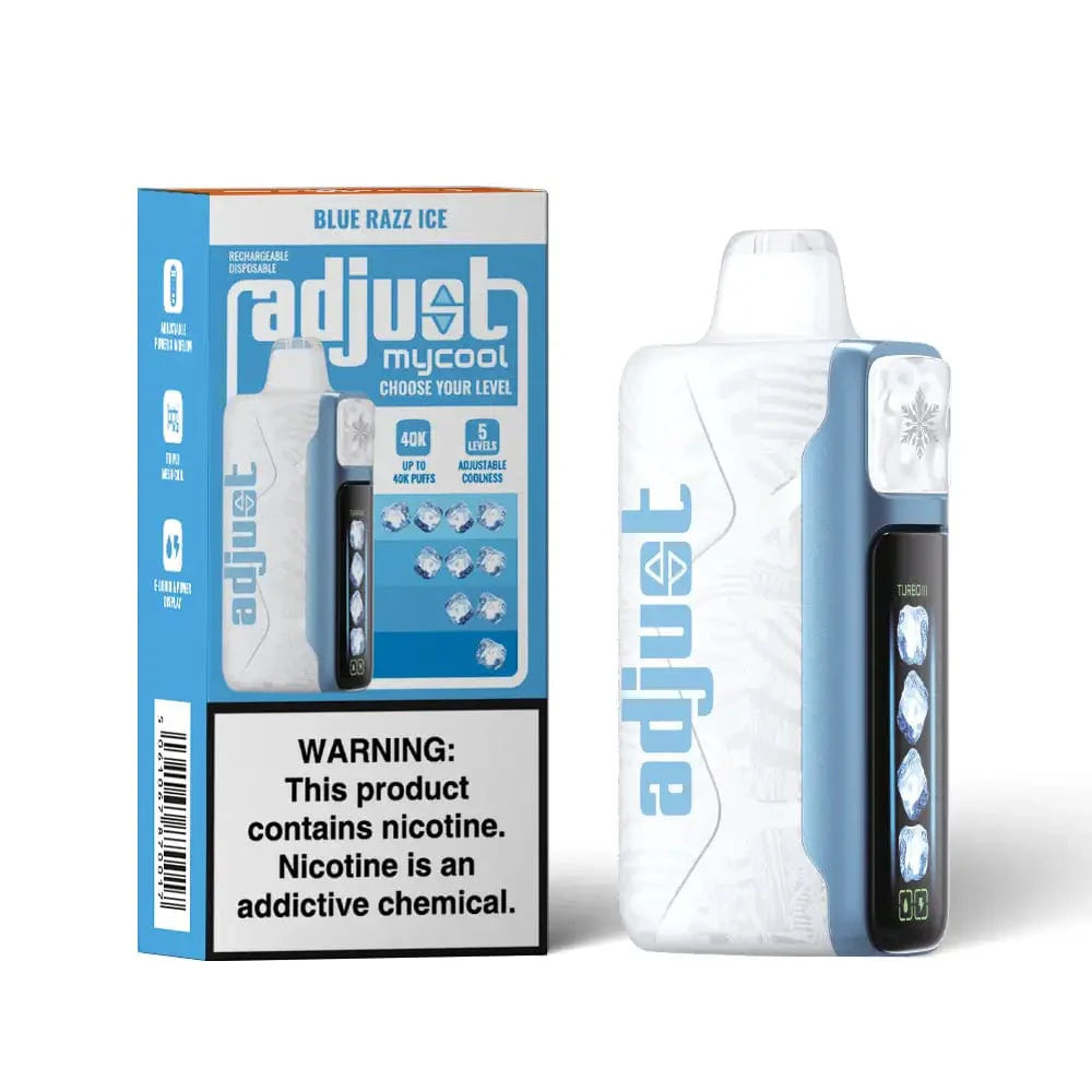 Lost Mary Disposable Vape Blue Razz Ice Lost Mary Adjust MyCool 40K Disposable Vape (5%, 40000 Puffs)