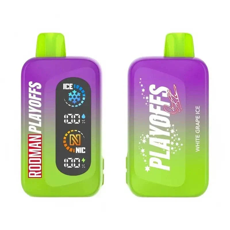 Rodman Disposable Vape White Grape Ice Rodman Playoffs 50K Ice-Nic Control Disposable Vape (5%, 50000 Puffs)