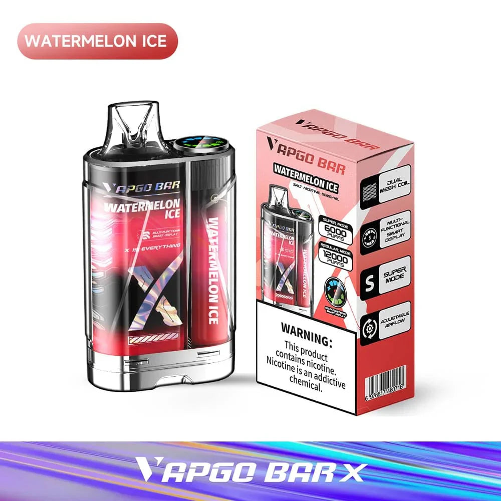 VAPGO BAR X 12K Disposable Vape 12000 Puffs (Sale)
