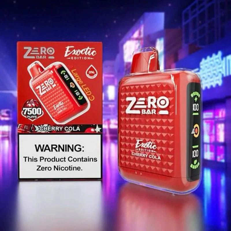 ZERO Bar Exotic Edition Disposbale Vape Cherry Cola Flavor