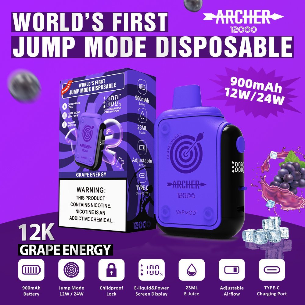 Archer 12000 Disposable Vape 12000 Puffs (Sale)