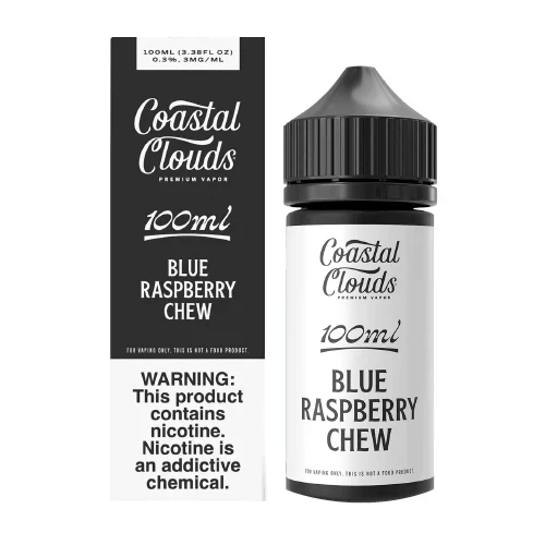 🎁 Coastal Clouds Iced Blue Raspberry Freeze 100ml Vape Juice (100% off)