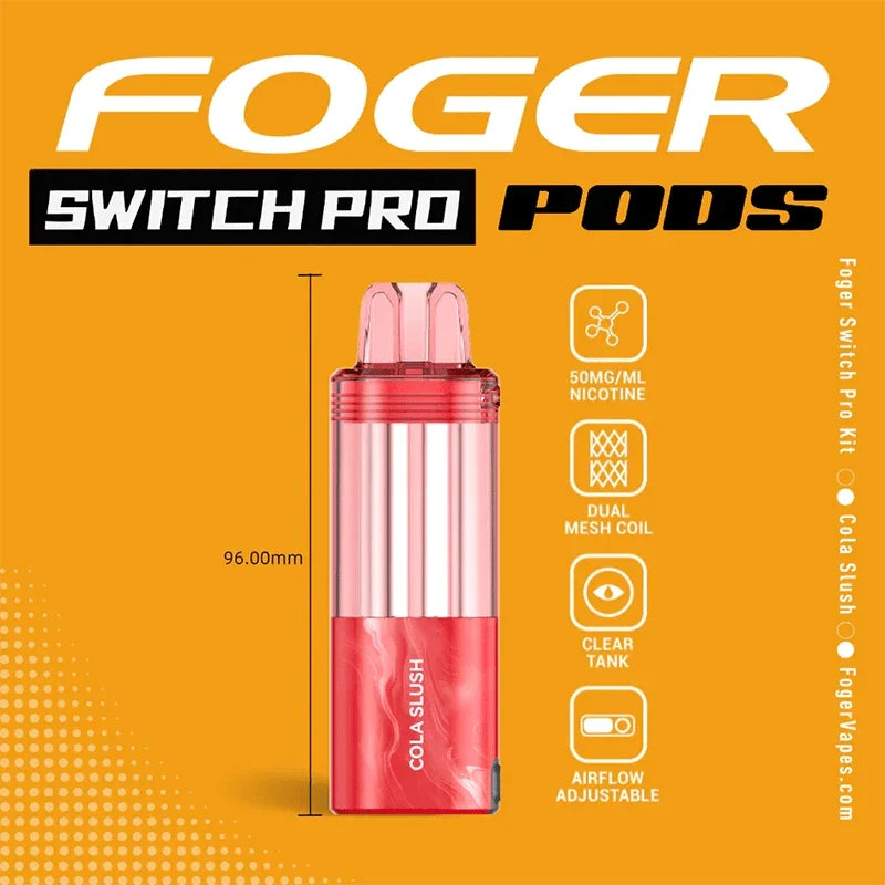 Foger Switch Pro 30K Disposable Pod (Requires Vape for Use)