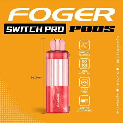 Foger Switch Pro 30K Disposable Pod (Requires Vape for Use)