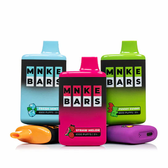 MNKE Bars Disposable Vape 6500 Puffs