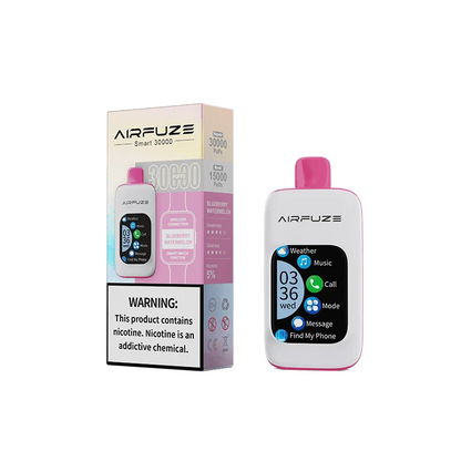 Airfuze Disposable Vape Blueberry Watermelon Airfuze Smart 30000 Disposable Vape (5%, 30000 Puffs)