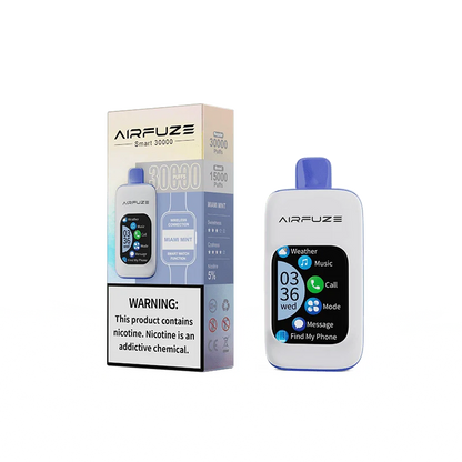 Airfuze Disposable Vape Miami Mint Airfuze Smart 30000 Disposable Vape (5%, 30000 Puffs)