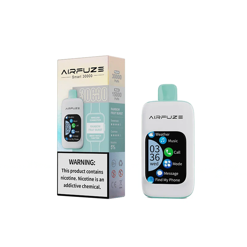 Airfuze Disposable Vape Rainbow Fruit Burst Airfuze Smart 30000 Disposable Vape (5%, 30000 Puffs)
