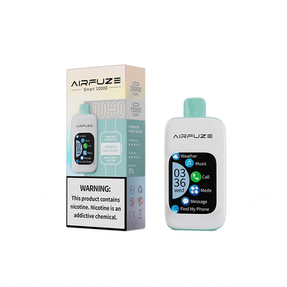 Airfuze Disposable Vape Rainbow Fruit Burst Airfuze Smart 30000 Disposable Vape (5%, 30000 Puffs)