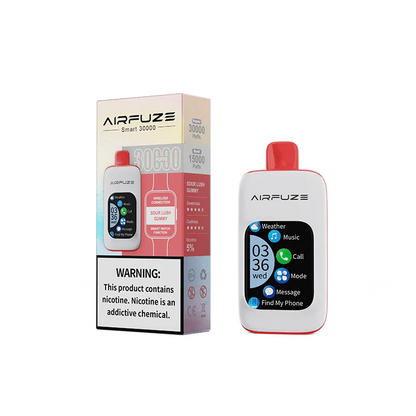 Airfuze Disposable Vape Sour Lush Gummy Airfuze Smart 30000 Disposable Vape (5%, 30000 Puffs)