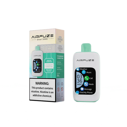 Airfuze Disposable Vape Strawberry Summertime Airfuze Smart 30000 Disposable Vape (5%, 30000 Puffs)