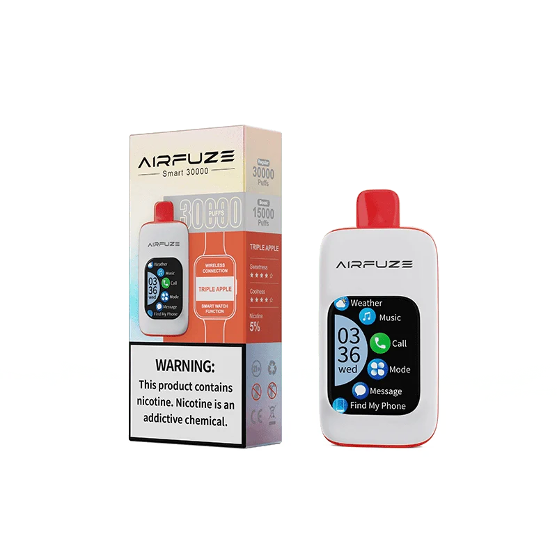 Airfuze Disposable Vape Triple Apple Airfuze Smart 30000 Disposable Vape (5%, 30000 Puffs)
