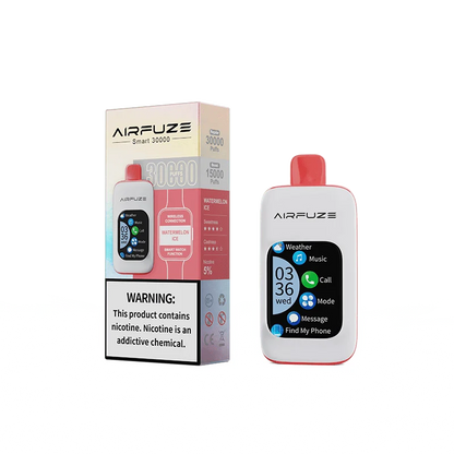 Airfuze Disposable Vape Watermelon Ice Airfuze Smart 30000 Disposable Vape (5%, 30000 Puffs)