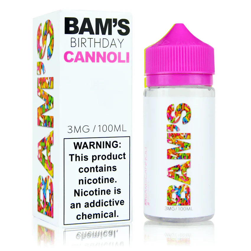 Bam's Birthday Cannoli 100ml Juice