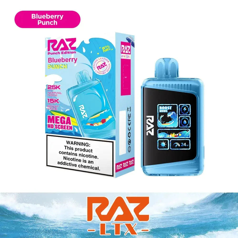 RAZ LTX DC25000 Disposable Vape (0% & 5%, 25000 Puffs)