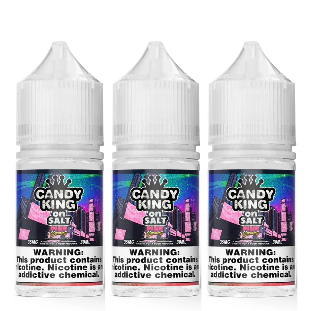 Candy King On Salt Vape Juice Pink Squares 30ml