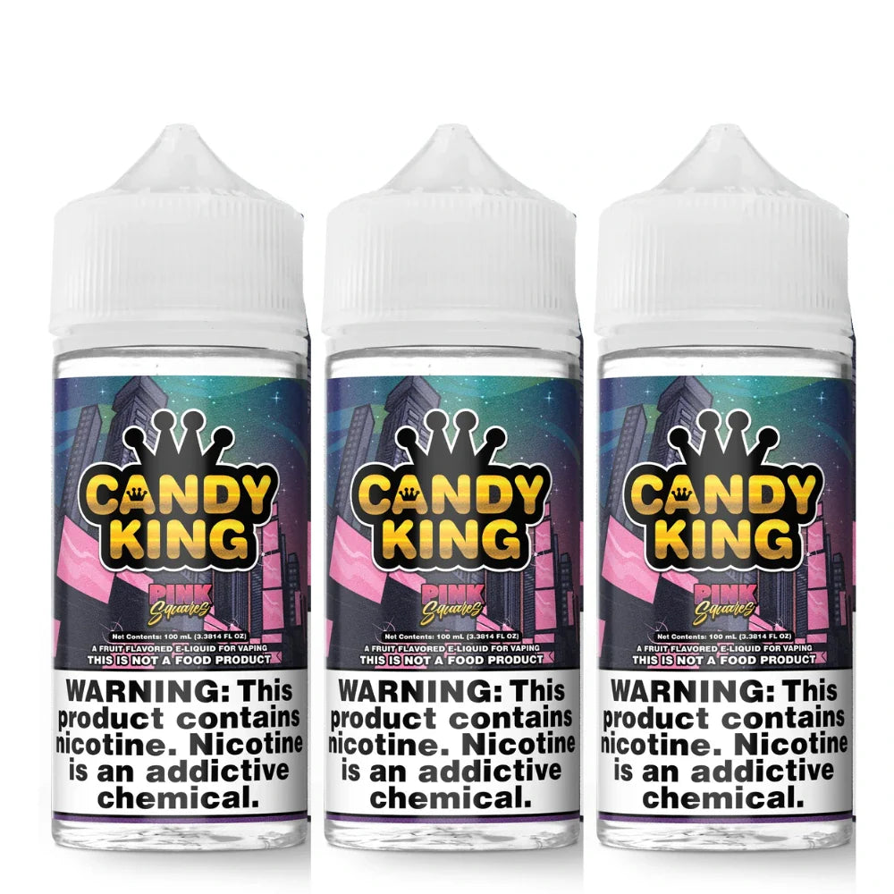 Candy King Vape Juice Pink Squares 100ml