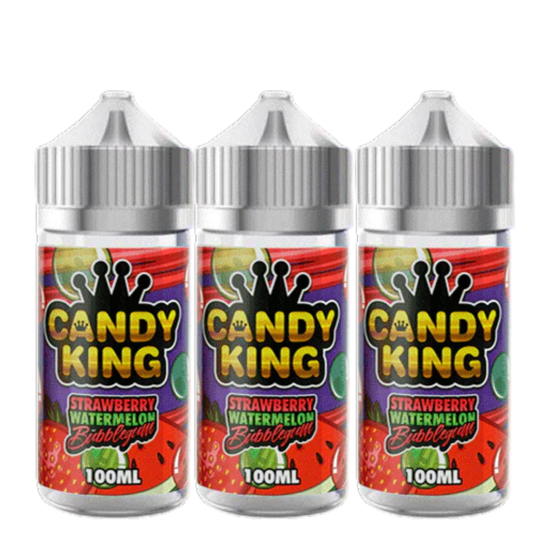Candy King Vape Juice Strawberry Watermelon Bubblegum 100ml