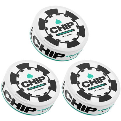 CHIP Nicotine Pouches-Strong Mint (Sale)