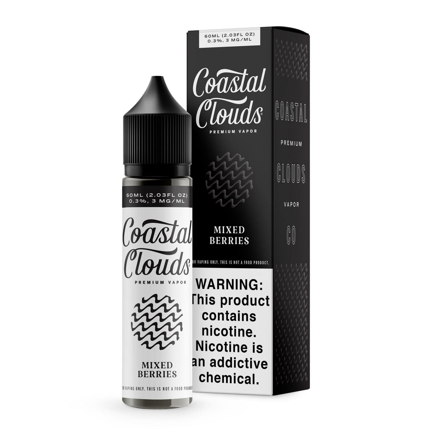 Coastal Clouds 3MG 🎁 Coastal Clouds Mixed Berries 60ml Vape Juice (100% off)
