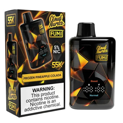 Daddy's Vapor Disposable Vape Frozen Pineapple Colada FUMI X Cloud Nurdz 55K Disposable Vape (5%，55000 Puffs)