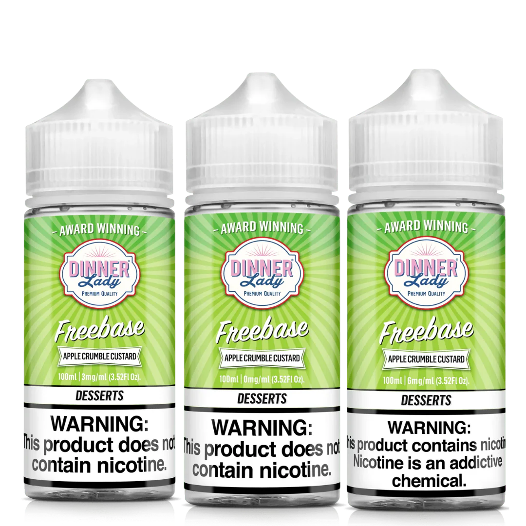 Dinner Lady Apple Crumble Custard Vape Juice 100ml
