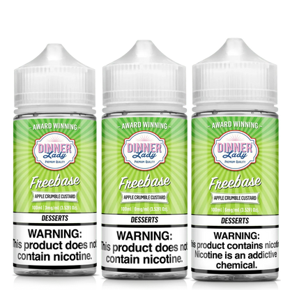 Dinner Lady Apple Crumble Custard Vape Juice 100ml