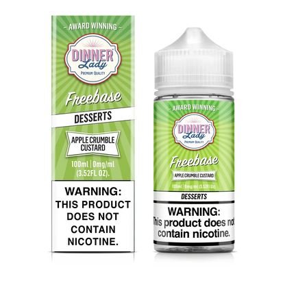 Dinner Lady Apple Crumble Custard Vape Juice 100ml