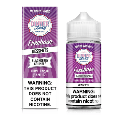 Dinner Lady Juice 0MG Dinner Lady Blackberry Crumble 100ml