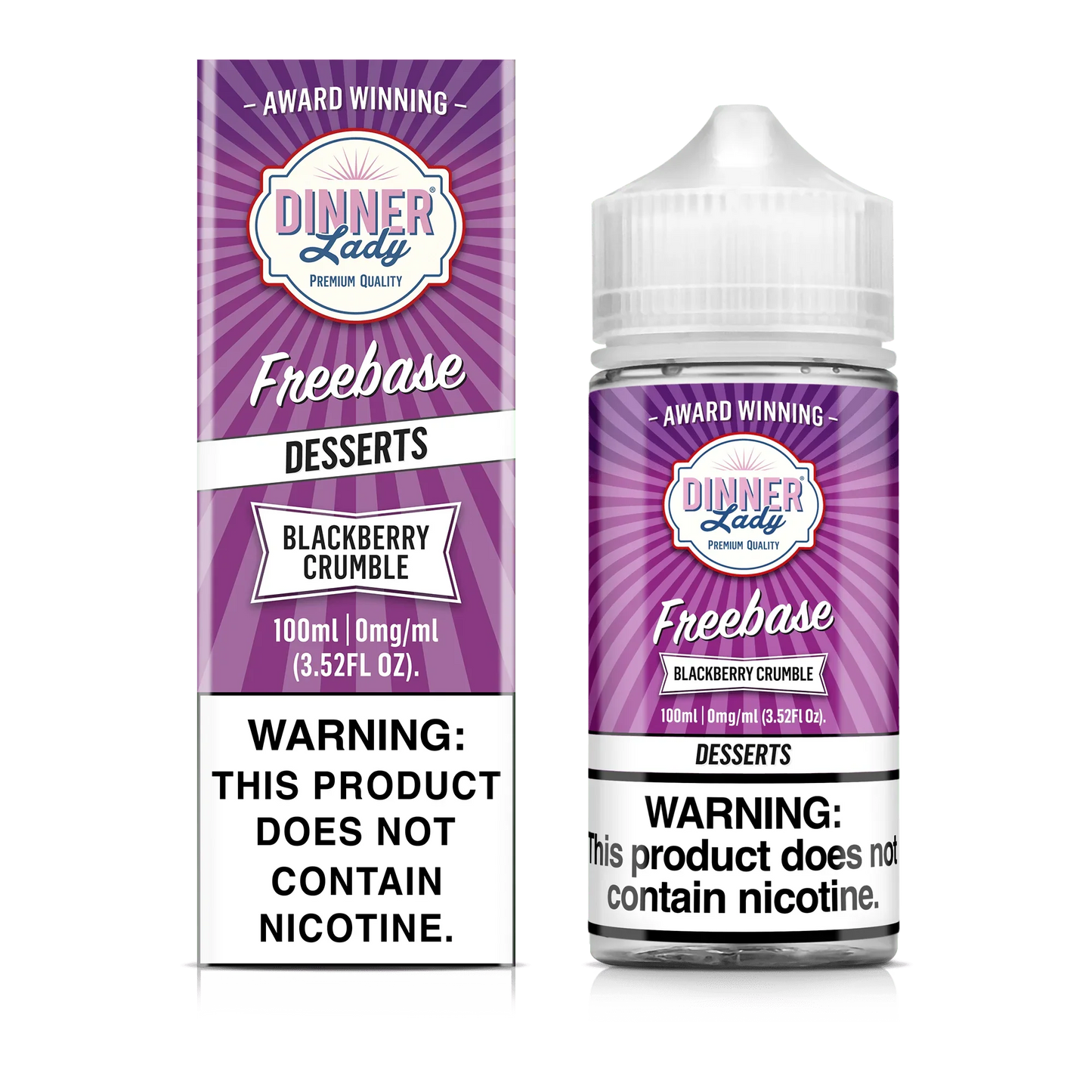 Dinner Lady Blackberry Crumble Vape Juice 100ml