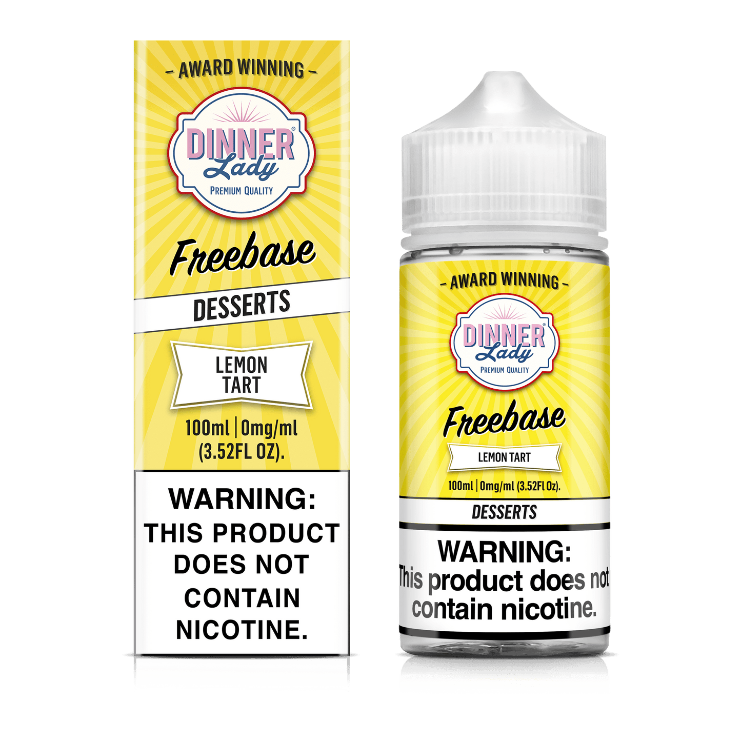 Dinner Lady Juice 0mg Dinner Lady Lemon Tart 100ml Vape Juice