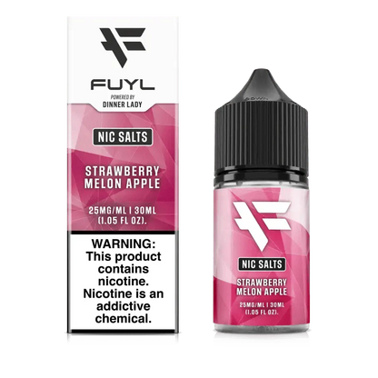 Dinner Lady Juice 25mg Dinner Lady FUYL Strawberry Melon Apple 30ml