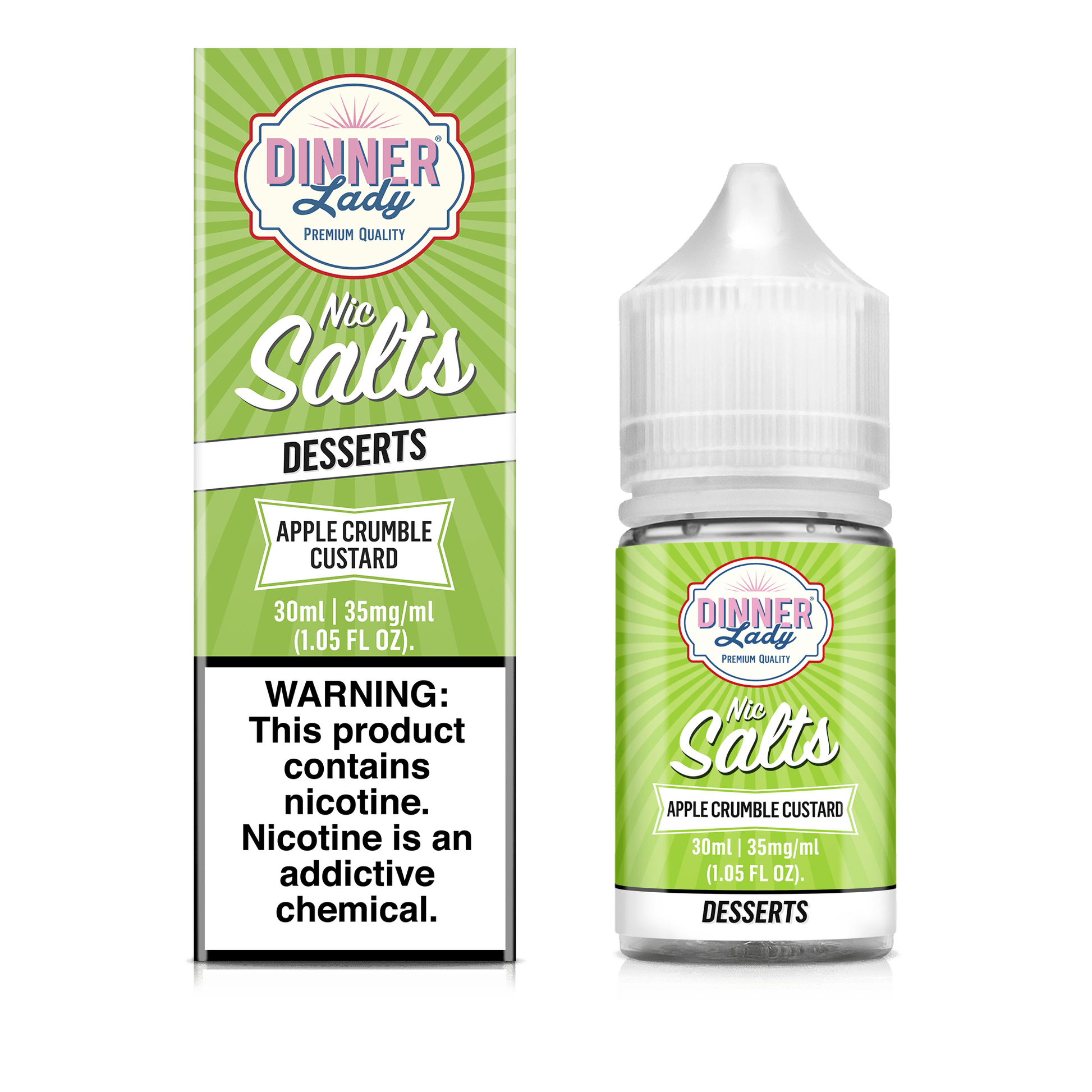 Dinner Lady Juice 35mg Dinner Lady Apple Crumble Custard 30ml