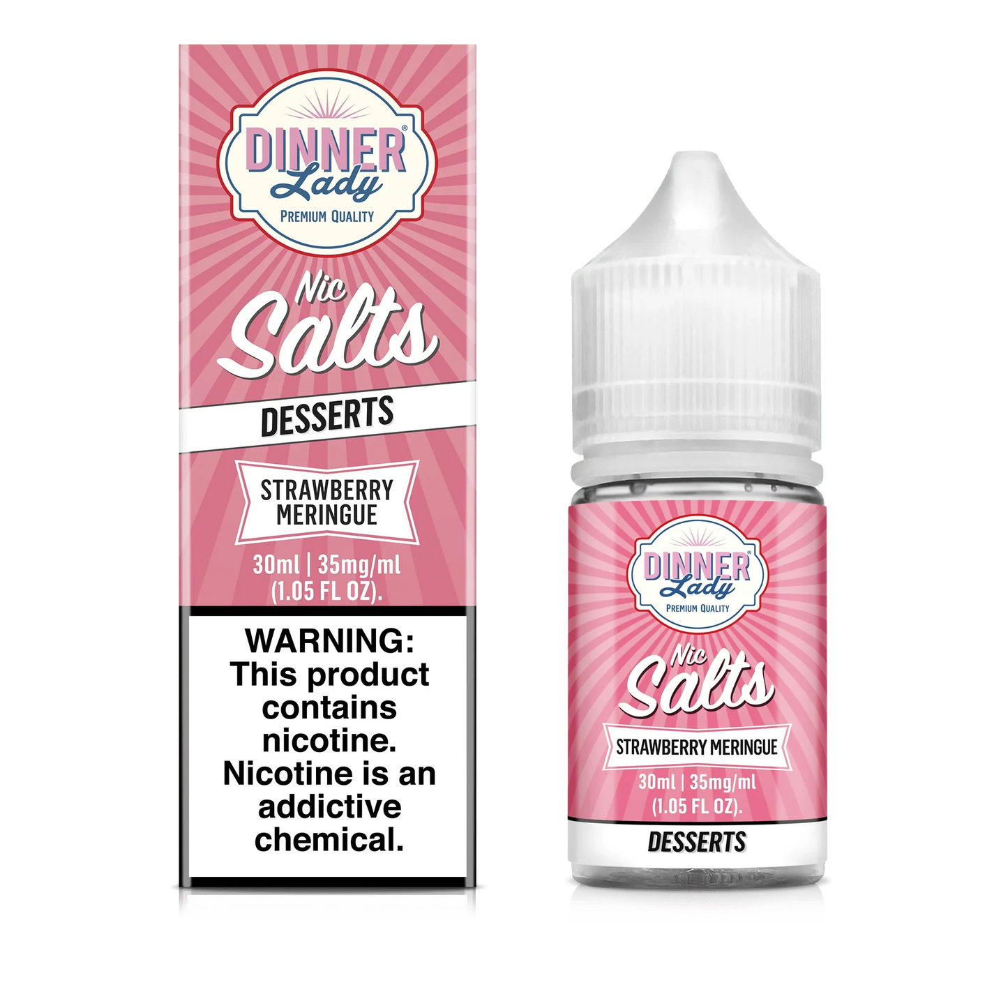 Dinner Lady Salts Strawberry Meringue 30ml