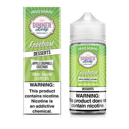 Dinner Lady Juice 3mg Dinner Lady Apple Crumble Custard 100ml
