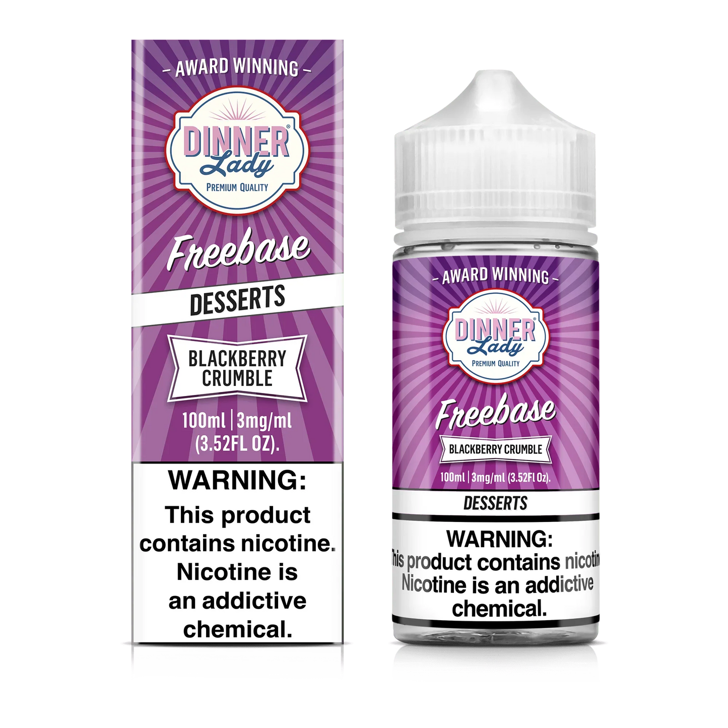 Dinner Lady Blackberry Crumble Vape Juice 100ml
