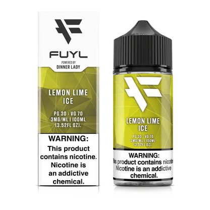 Dinner Lady Juice 3mg Dinner Lady FUYL Lemon Lime Ice 100ml