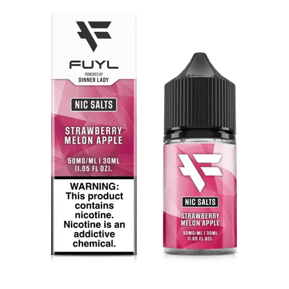 Dinner Lady Juice 50mg Dinner Lady FUYL Strawberry Melon Apple 30ml