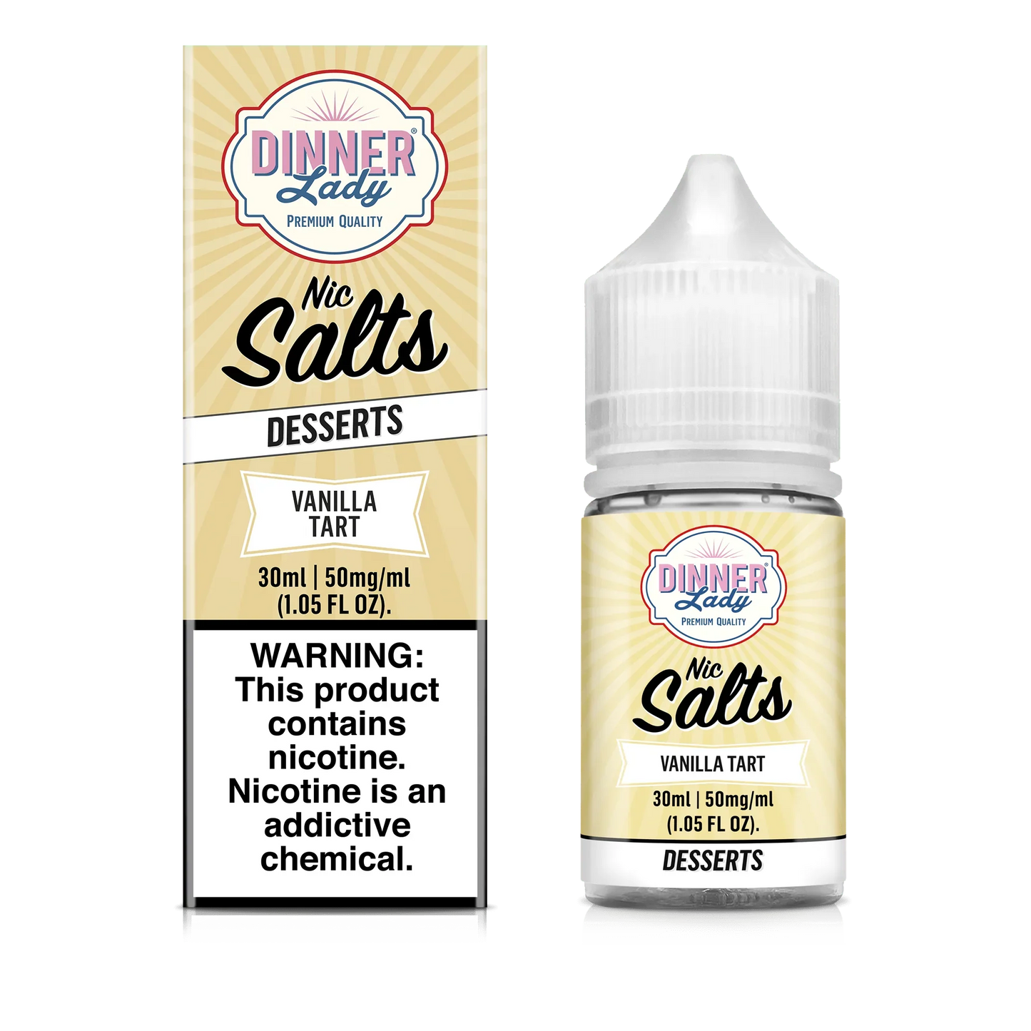 Dinner Lady Salts Vanilla Tart 30ml