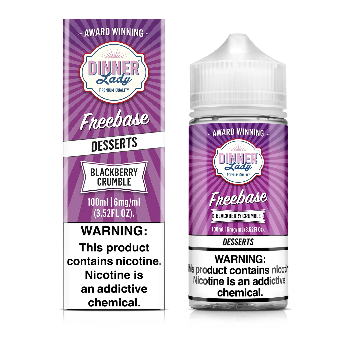 Dinner Lady Blackberry Crumble Vape Juice 100ml