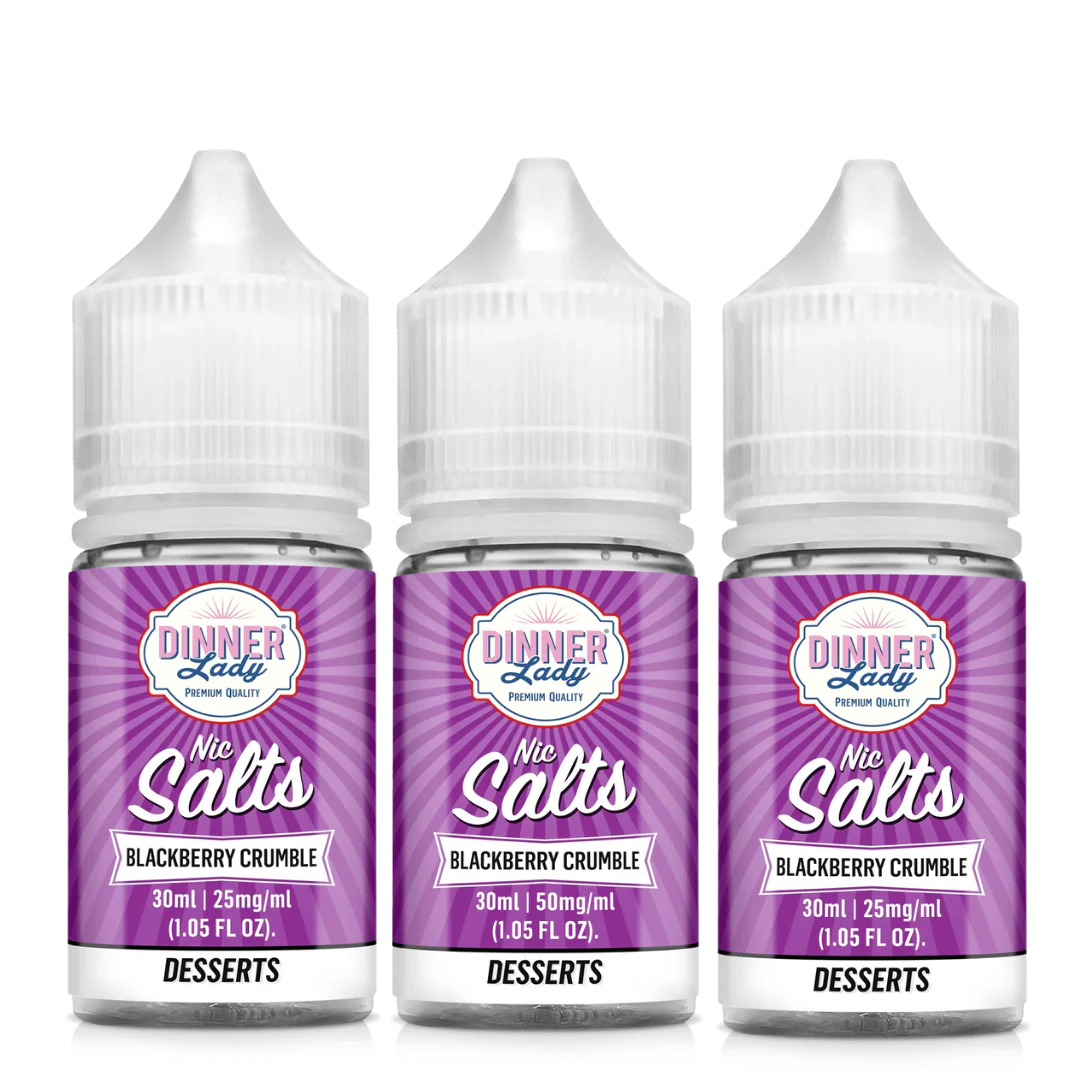 Dinner Lady Nic Salt Blackberry Crumble Vape Juice 30ml