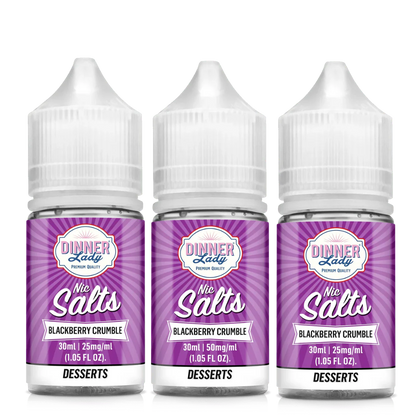 Dinner Lady Nic Salt Blackberry Crumble Vape Juice 30ml
