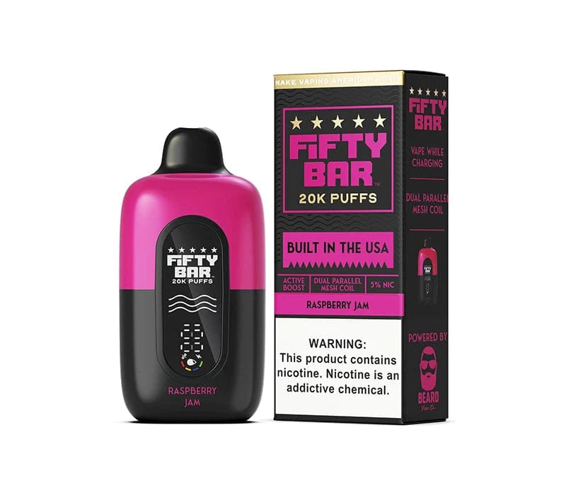 Fifty Bar Disposable Vape Fifty Bar 20K Disposable Vape (5%, 20000 Puffs)